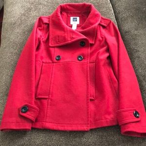 Red GAP Pea Coat
